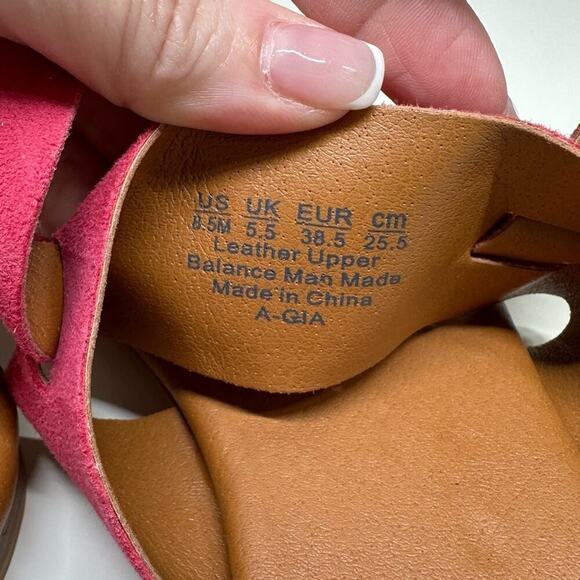 NWOB | Sarto by Franco Sarto | Gia Suede Sandals | Pink | Various Sizes - Picture 10 of 14